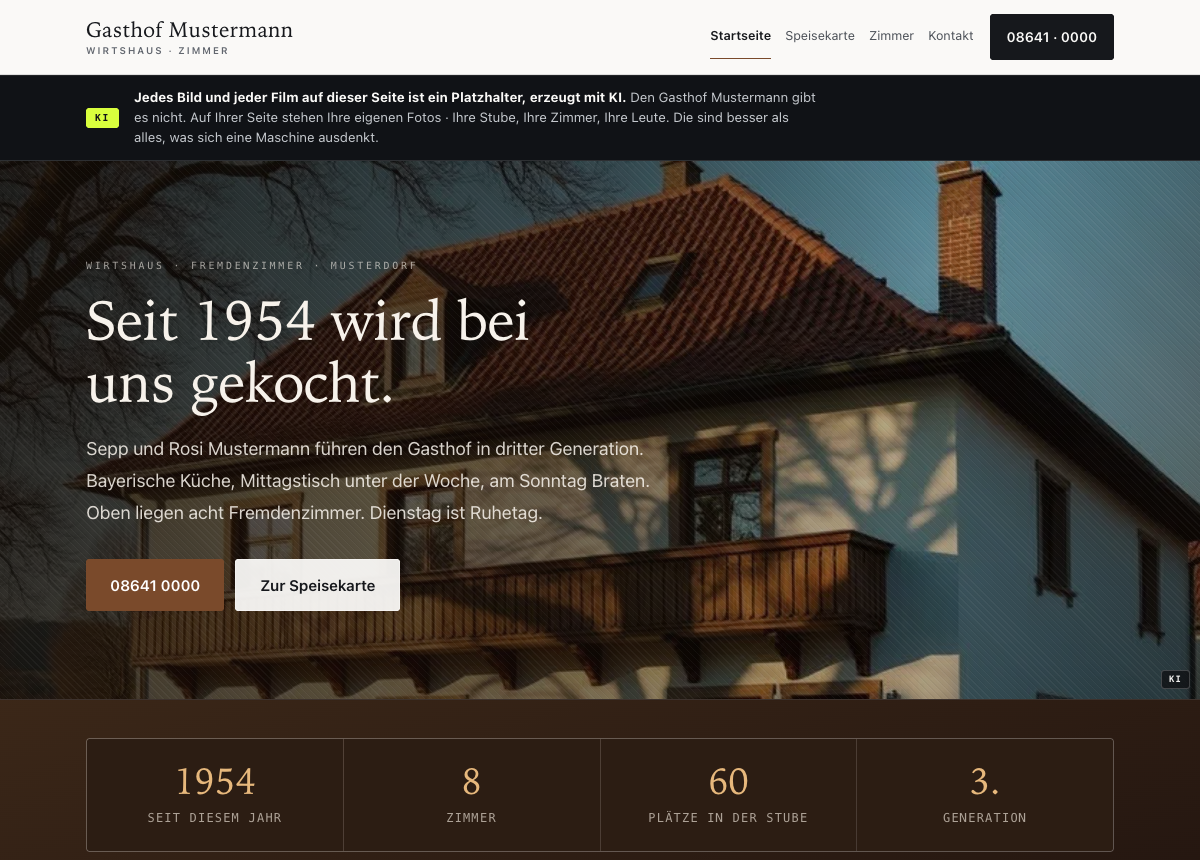 Beispielseite Aufstieg · 890 €